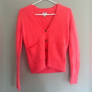 J. Crew V-neck Cardigan Sweater in Extra Soft Yarn